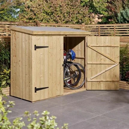 Tongue & Groove Wall-Mounted Outdoor Storage Cabinet, Weather-Resistant Garden Wall Store